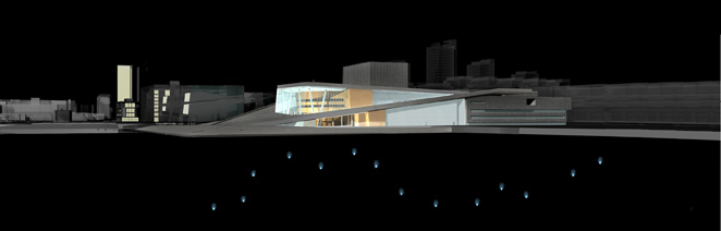 Gunda Foerster, LIGHT IMPULSE, New Opera House – Water Project, Oslo | Entwurf, 2007_8
