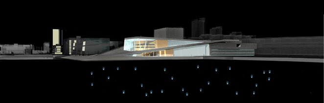 Gunda Foerster, LIGHT IMPULSE, New Opera House – Water Project, Oslo | Entwurf, 2007_10
