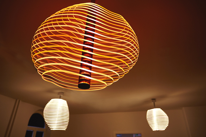 Gunda Foerster, 3 Light objects, acrylic glaas, LED, 2015_all